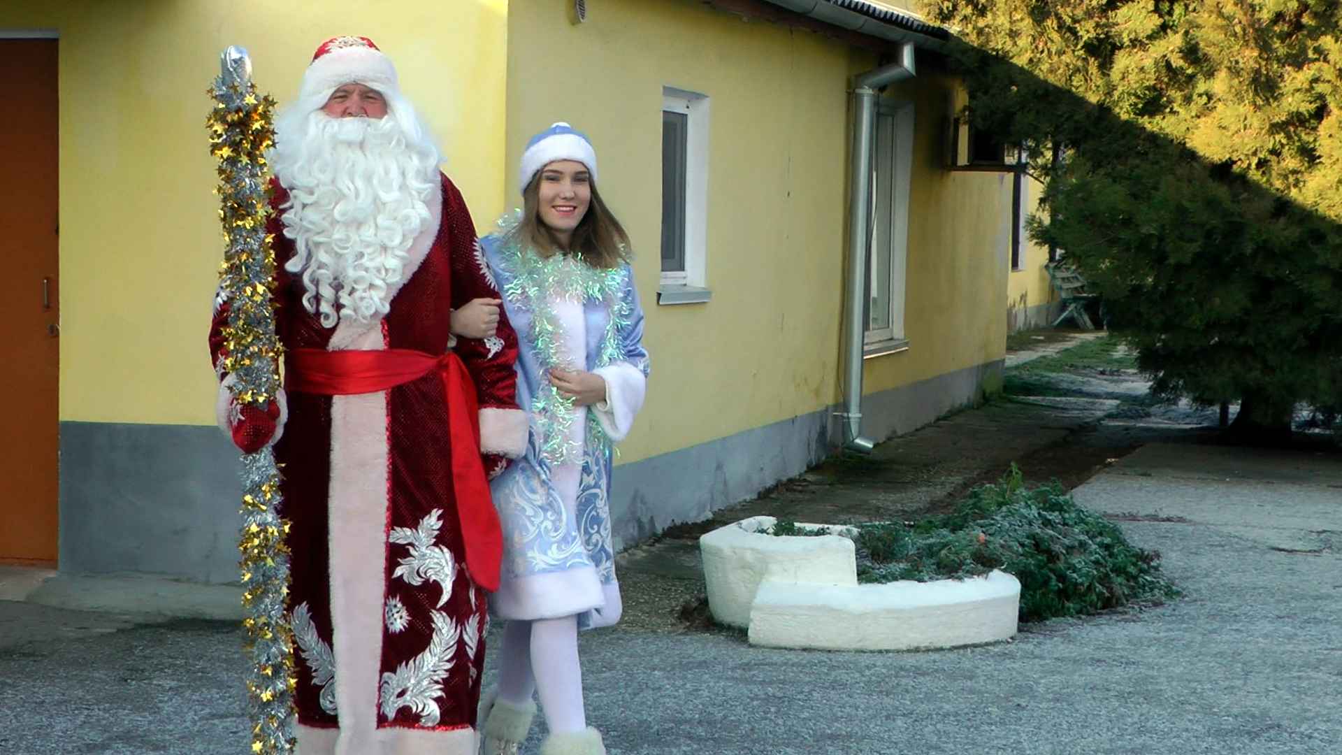 Дед Мороз и Снегурочка в Джанкое